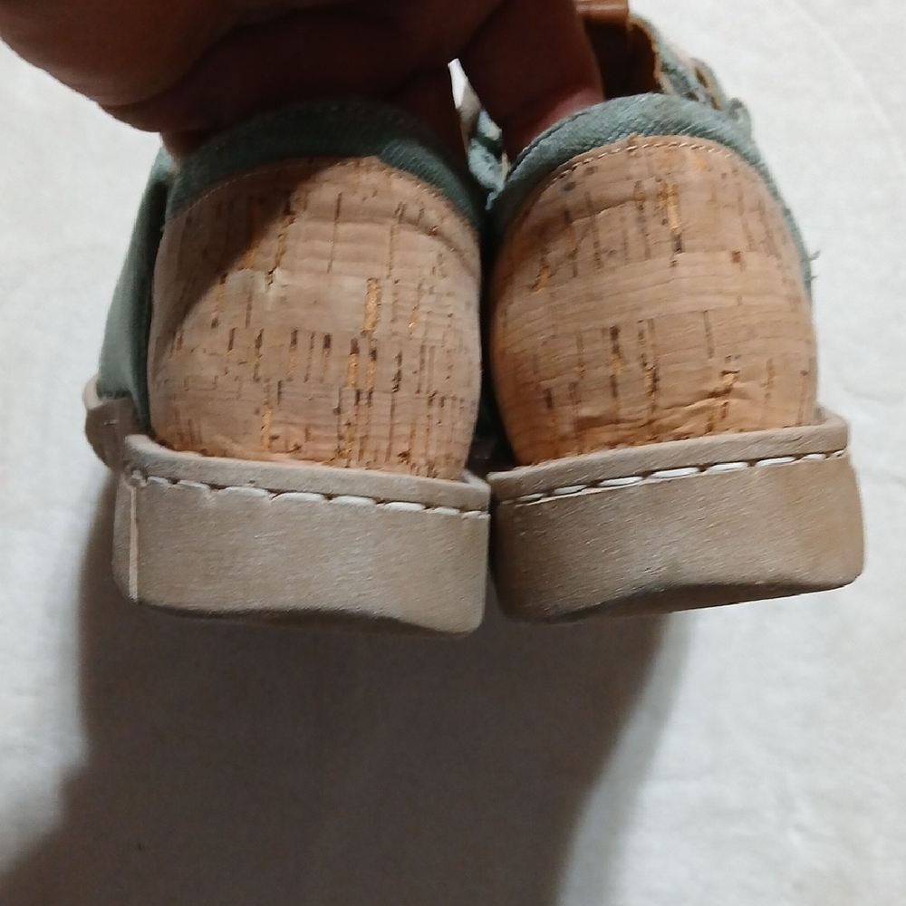 Tony Lama Racey Light Green and Tan Casual Shoes Size 9 Womans - Picture 5 of 8
